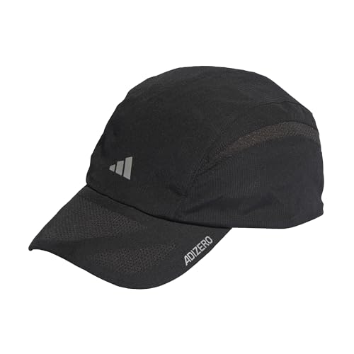 adidas Running x Adizero Heat.RDY Lightweight Cap Verschluss, Black/White,...