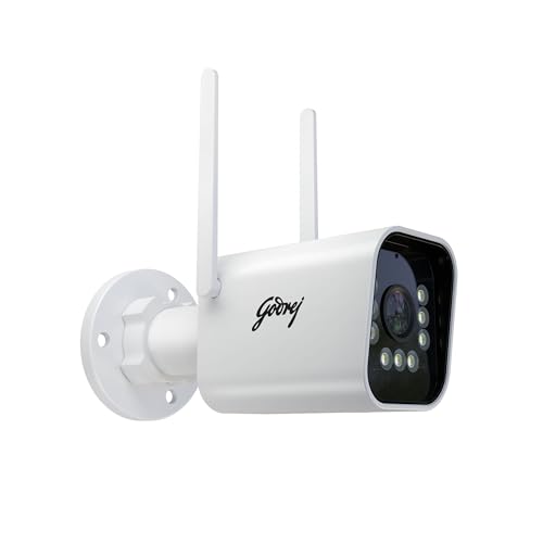Image of Godrej Security Solutions EVE Pro 4G Bullet CCTV Camera | | Sim Based | 3MP Night Vision | Human & Motion Detection | 2-Way Talk | Up to 256GB SD Card Support | Outdoor Security Camera