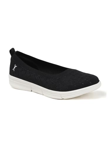 Image of Carlton London Women's Textured Knit Comfort Ballet Flats