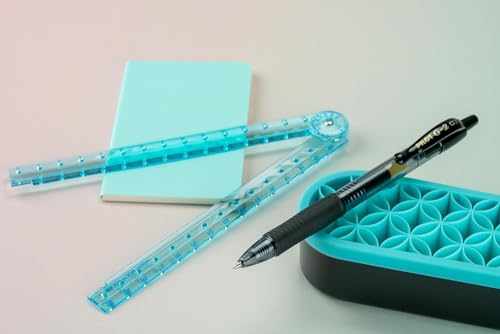 Bolígrafos retráctiles con tinta gel premium G2 color burdeos 6 unidades miniatura 6