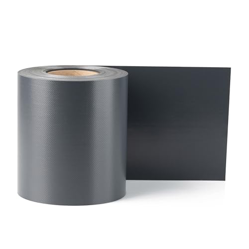 Electronicx Bandes brise-vue en PVC de qualité supérieure RAL 7016 gris anthracite - Film de clôture à double fil de qualité supérieure - 70 m (2 x 35 m) x 19 cm - 650 g/m² - Résistant aux UV - Extra