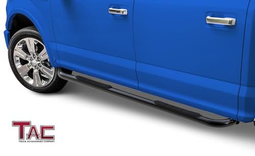 Estribos laterales TAC 3" para Ford F150 Supercrew 2004-2008 negro miniatura 2