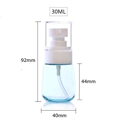 2 Pcs 30ml/1oz Mini Fine Mist Spray Bottles, Empty Clear Travel Containers Water Mist Sprayer for Cosmetic Skincare Lotion Perfumes image 2