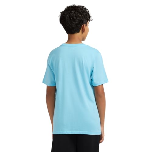 Image of Messi Boys' Lifestyle Short Sleeve T-Shirt, Slim-fit Graphic Tee, Cotton Blend Fabric