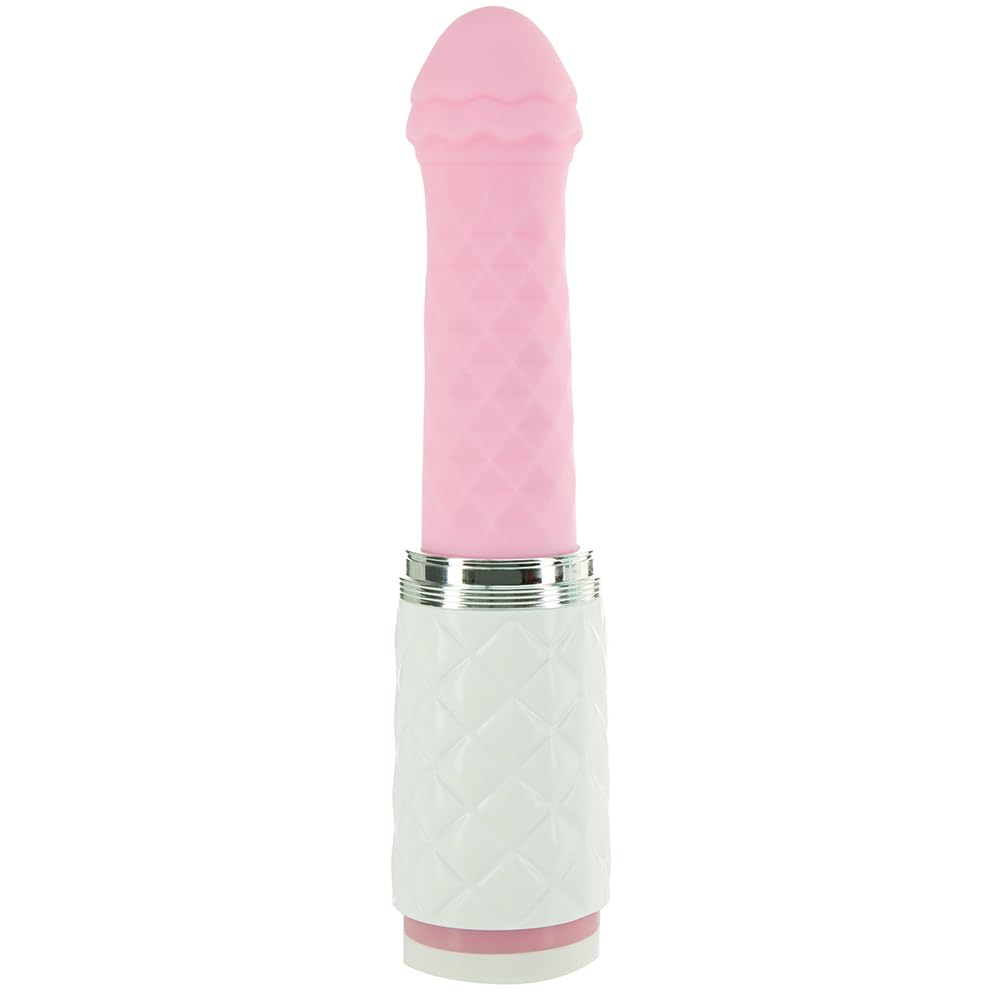 Pillow Talk - Feisty Thrusting Vibrator Pink