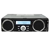 MAXWIN(マックスウィン) メディアプレーヤー 1DIN FM/AMラジオ AUX USB/SDカード対応 Bluetooth内蔵 車載用 1DINデッキ ステレオスピーカー搭載 12V/24V車モデル 1DINSP002A