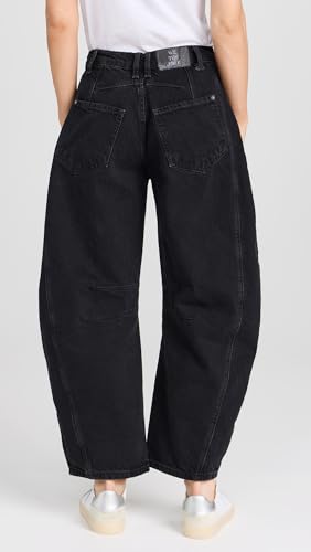 Free People Women's We The Free Good Luck Mid-Rise Barrel Jeans3