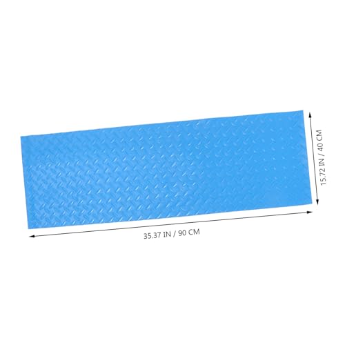 Alfombrilla antideslizante para escalera de piscina azul miniatura 2