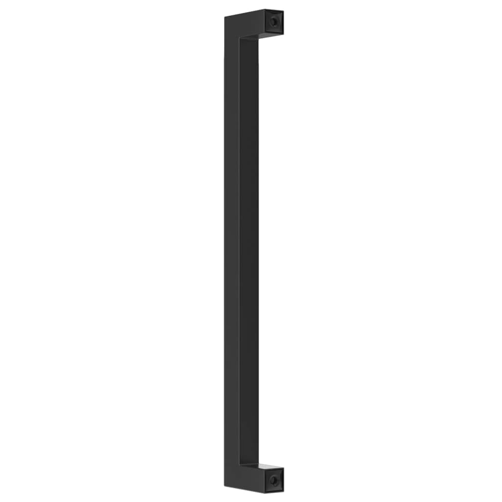 Möbelgriffe 10 Stk. Schwarz Edelstahl 224 mm Lochabstand, Schrank Schublade Tür Griff für Küche Bad Kleiderschrank Sideboard Vitrine DIY Montage
