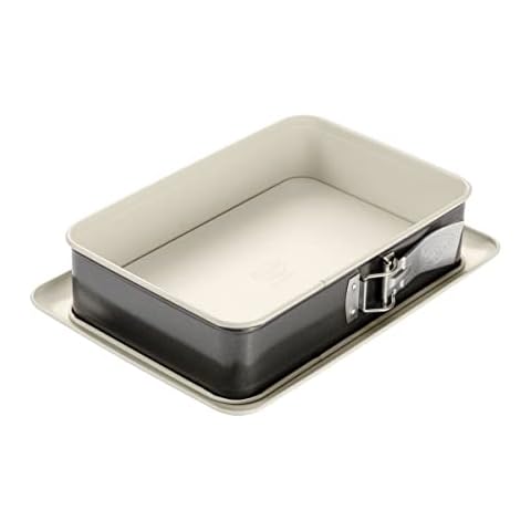 Molde Desmontable Rectangular Dr. Oetker con Base Antigoteo Cover