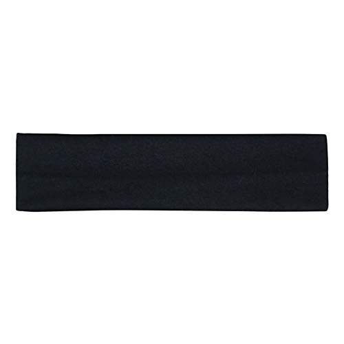 pedkit Faixa de cabelo masculina e feminina de cor sólida faixa larga elástica ioga esportes acessór