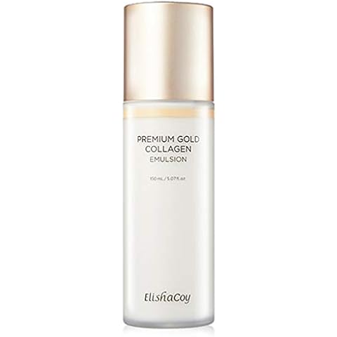 Elishacoy Premium Collagen Emulsion 140ml (4.73 fl.oz.) - Luxurious Firming & Hydrating Skin Care Facial Emulsion, Containing Royal Jelly and Hyaluronic Acid Nourishing Care Cover