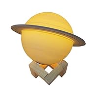 Lampada Luna 3D Abcsea - Luce Notturna LED, 7 Colori, Ricaricabile, Con Telecomando - Foto 5