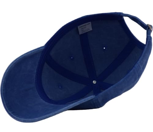 Image of TSSGBL Vintage Cotton Washed Baseball Cap S to XXL Unstructured Low Profile Adjustable Distressed Dad Hat for Men Women