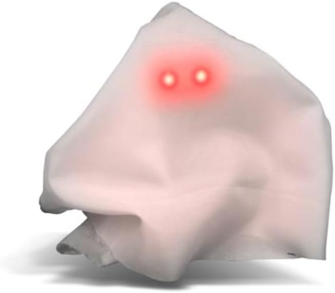 Whadda Animated Ghost Kit components laid out