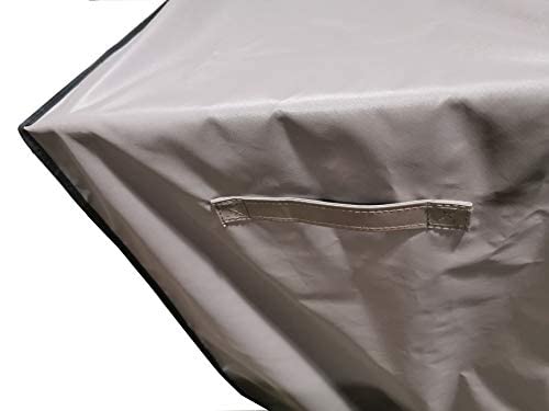 Acoveritt Xl Storage Box Cover With Straps And Handles, Waterproof Heavy Duty Outdoor Furniture Cover For Keter, Suncast, Lifetime Storage Box (Deck Box Cover, 63"(L)26"(D)28.3"(H)) Brown #TOP3