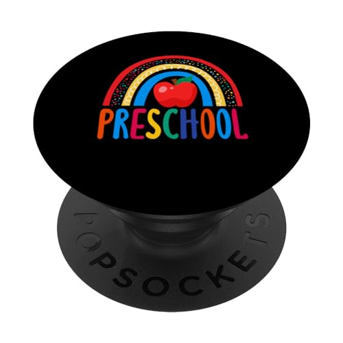 Preescolar Rainbow Girls Boys Kids Teacher Back To School PopSockets PopGrip Intercambiable