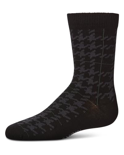 MeMoi Boys' Hounds Plaid Dress Socks