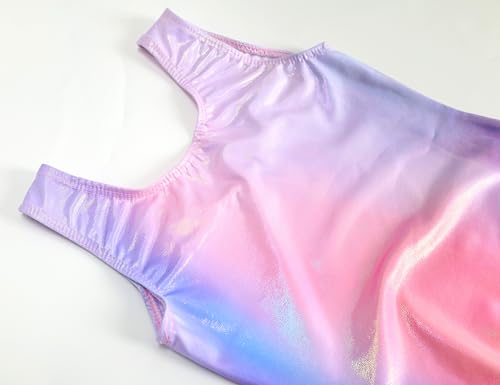 Image of TENVDA Girl's One Piece Swimsuit Sparkle Sleeveless One-Piece Bathing Suits Swimwear for Kids 2-12 Years Old