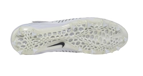 Nike Alpha Menace Pro 2 Mid AQ3209-100 White-Black Men's Football Cleats 16 US2