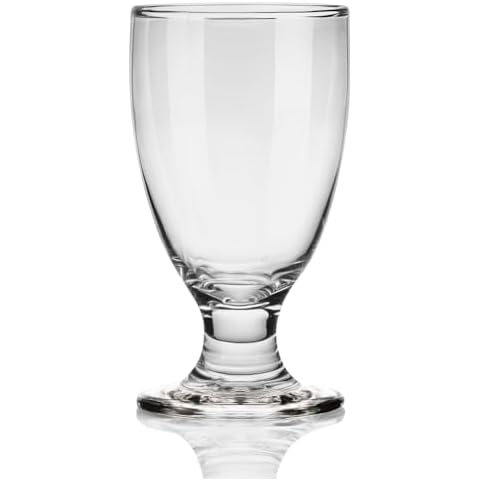 Burns Glass Goblet Wine Glasses Set of 4, 10 Oz Small Red & White Wine Goblets Water Glasses Short Stem, Crystal Stemmed Wine Glass Banquet Goblets, Juice Iced Tea Drinking Cup for Party, Wedding Cover