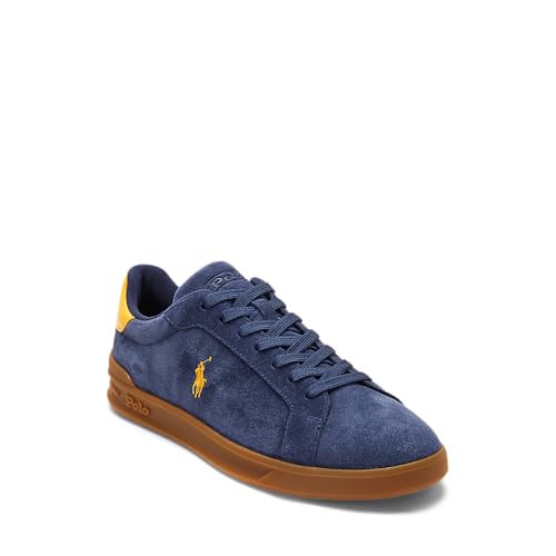 Polo Ralph Lauren Men's Suede-HRT Crt Ii-Sneakers-Low Top Lace