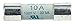 Klein Tools 69034 Replacement Fuse, 10x38, 10A, 1000V