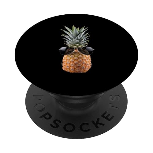 Camiseta De Piña con Gafas De Sol, Disfraz Divertido De PopSockets PopGrip Adhesivo