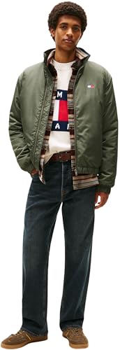 Tommy Jeans Herren Tjm Essential Padded Jacket Ext Dm0dm21936 Pufferjacke, Green (Pewter Green), S EU – Ansicht 4
