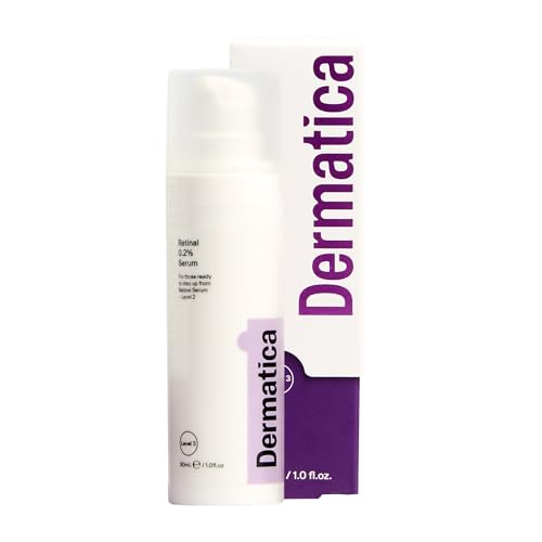 Dermatica Retinal 0.2% Serum: Level 3 – Anti-Ageing Face Serum with Retinaldehyde, Biomimetic Growth Factor & Ceramides to Visibly Improve Fine Lines, Dullness, Signs of Ageing
