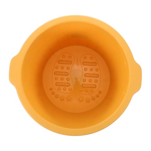 Veemoon Orange Fußbadewanne mit Massagepunkten