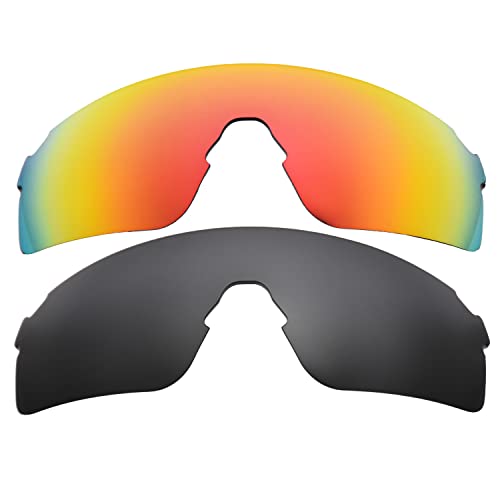 Lentilles EVZero Blades rouge et noir idéales pour vos sorties vélo intenses