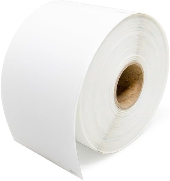 2 5/16" x 4" Black on White Shipping Label Roll, Mfr: 30256-A