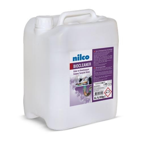 Nilco BIO CLEANER 5L/5KG GİDER VE KANALİZASYON SİSTEMİ TEMİZLİK ÜRÜNÜ