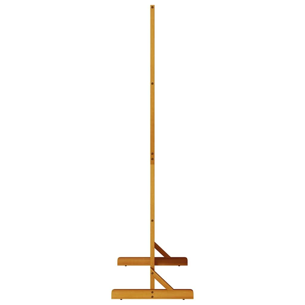 Biombo de privacidad de madera maciza de acacia de 180,5 cm de alto, independiente con diseño de láminas para interior y exterior, estable, resistente a la humedad, ideal como divisor