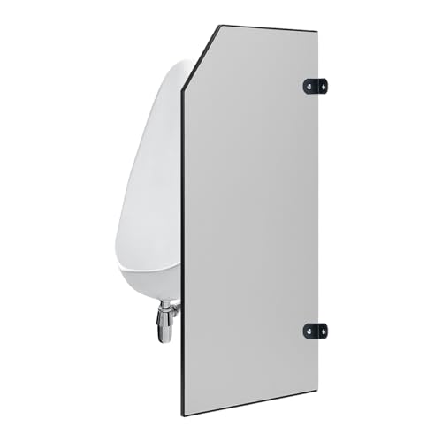 Urinal Partition Bathroom Partition Toilet Protection Divider Wall-Mounted Urinal Screen Toilet Partition for Hotel Schools Shopping Malls Public Places 1 PCS