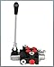2 Spool 21 GPM Hydraulic Flow Control Valve G Ports Adjustable Relief Lever Handle Double Acting Parallel Center Tractor Loader W/Joystick Small Tractors/Tanks Loaders Log Splitters 3600 PSI