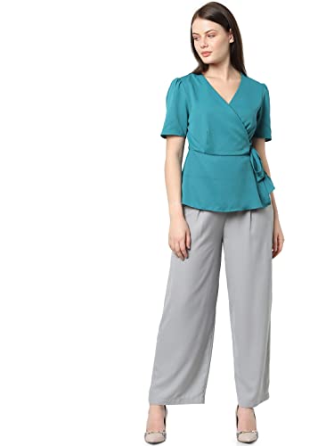 Image of VERO MODA Women's Polyester Regular Fit Stylised Top