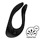 Satisfyer Partner Multifun 2, Vibrator für Frauen, Männer und Paare, Vibrator mit 100 VibrationsKombinationen, Akku-Technik, wasserdicht (IPX7)
