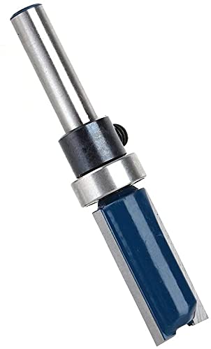 Generic Woodworking Milling, 1/ 4"" for Shank Top Bearing Flush Trim Pattern Template Router Bit Tool, 如图所示 As Shown