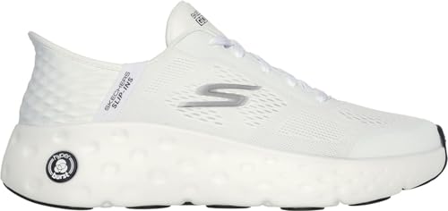 Skechers - Mens Max Cushioning Hyper Craze Bo Shoes, Color White/Black, Size: 10.5 M US4
