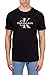 Produktbild Calvin Klein Herren Disrupted Outline Tee J30j325190 T-Shirt mit Monologo, zertrümmert, Black (Ck Black), L