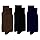 MASH Kit 3 Pares Meia Social Cano Longo Algodão Lisa Masculino Adulto, 1 Marinho - 1 Marrom - 1 Preto, 39-42