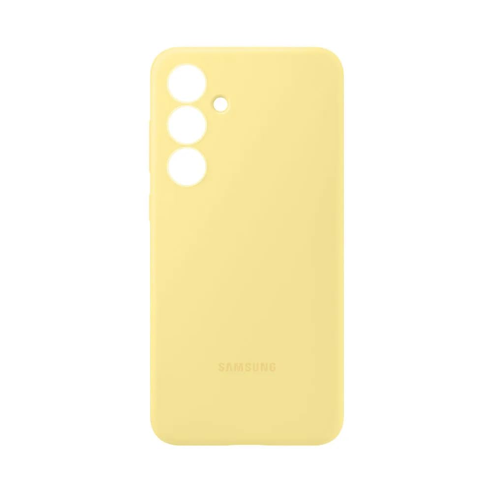 Samsung Coque Galaxy Officielle en Silicone pour S24 FE Jaune