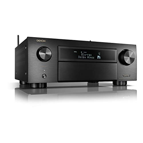 Receiver Denon AVR-X6700H (Modelo 2020) 8k 11.2 canais Bluetooth Wifi Dolby Atmos Heos Wireless HDR