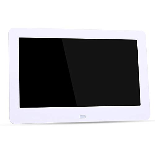 【Kerstcadeau】Huakii 10-inch digitale fotolijst, 1024 x 600-uurs muziekvidespeler met afstandsbediening (EU wit) - Image 8