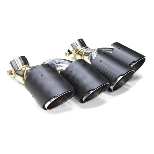 Tuyau d'échappement en carbone pour Audi A6 A7 C8 look sportif raffiné