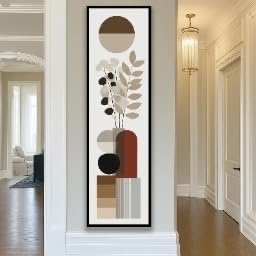 Affiches et impressions bohèmes sur toile pour décorer un pan de mur étroit et vide
