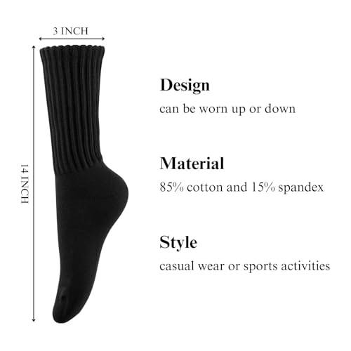 Slouch Scrunch Socks, Slouch Scrunch High Tube Socks for Women2