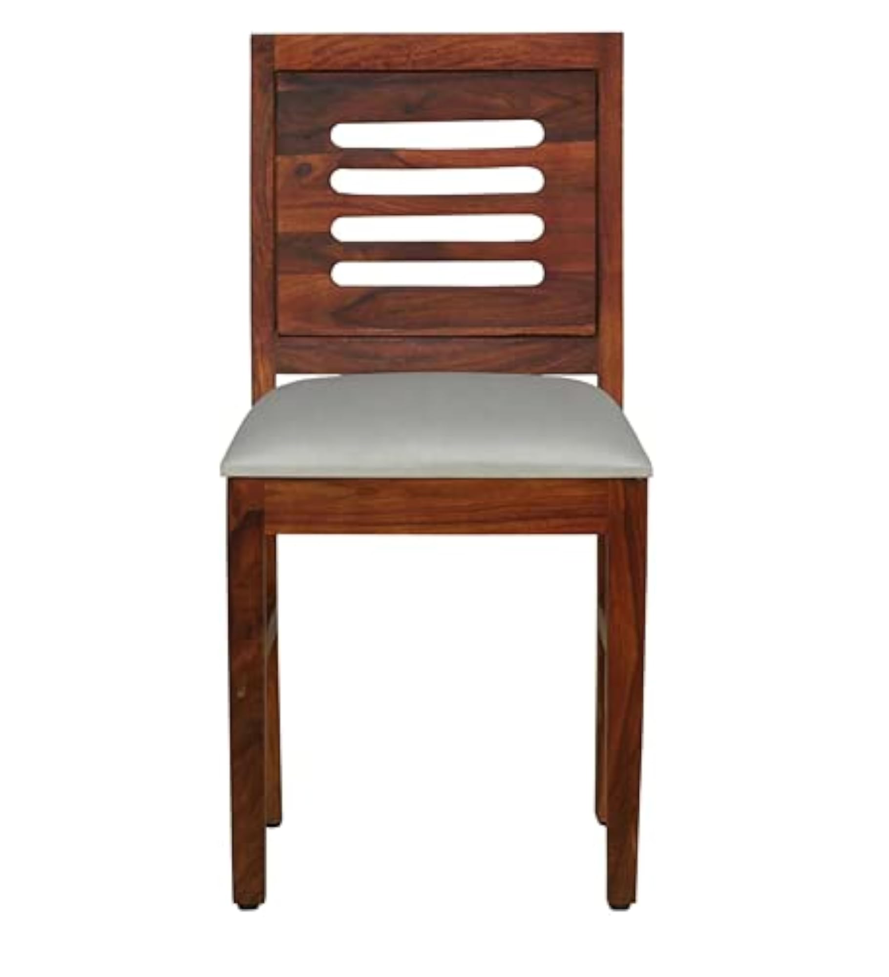 Solid Sheesham Wood Dining Chair with Cushion